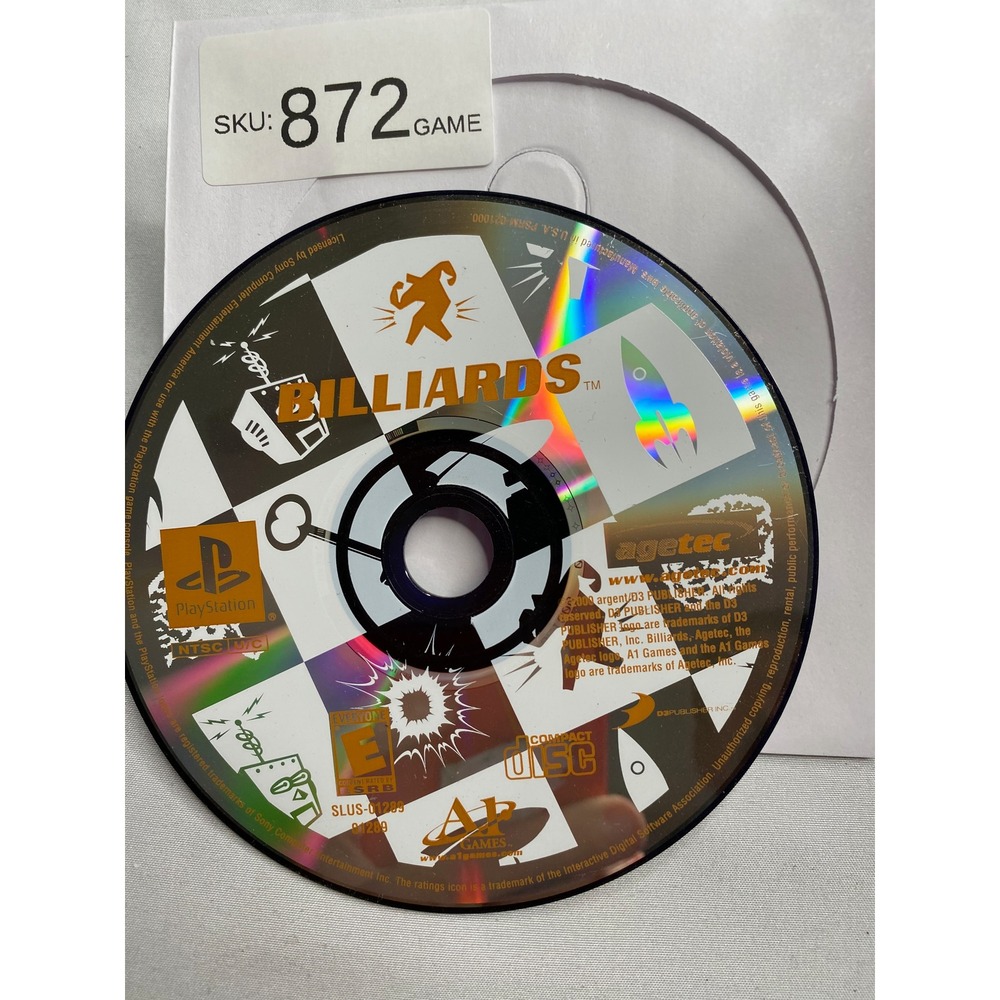 Billiards Sony PlayStation 1